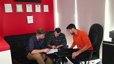 Leaders getting ready for candidates Interviewing with industrial design companies.