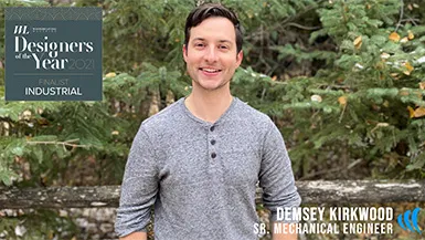 MAKO's Sr. Mechanical Engineer is a 2021 Designer of the Year Finalist 21 Demsey Kirkwood