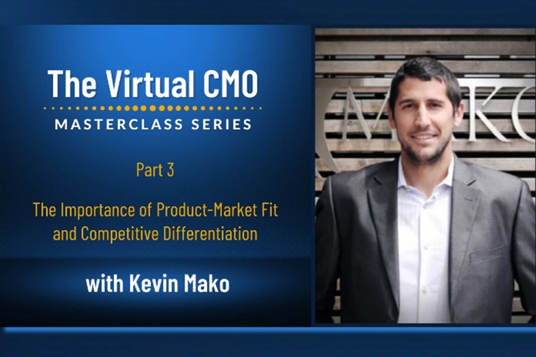 Kevin Mako Keynotes The Virtual CMO Podcast Masterclass Series 1 Kevin Mako from the top product design firm in Miami on The Virtual CMO Podcast.