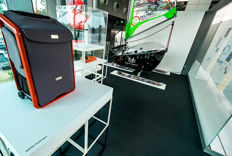 R058_ROVER Packhopper_DSCF2518 (1) The product our Texas product development firm designed on display at the Red Dot Museum